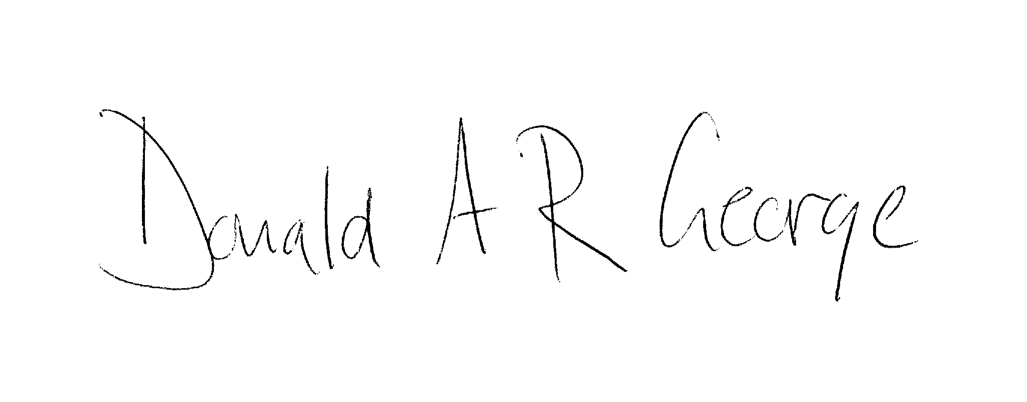 Donald A R George