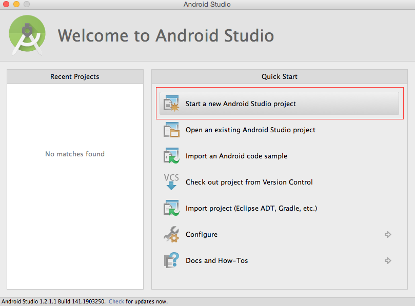 Welcome Screen