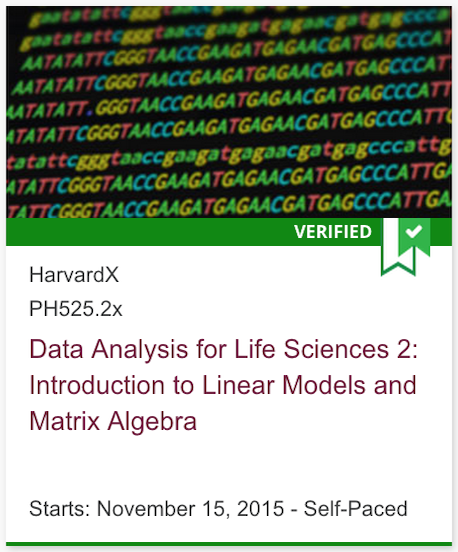Data Analysis for Life Sciences 2: Introduction to Linear Models and Matrix Algebra