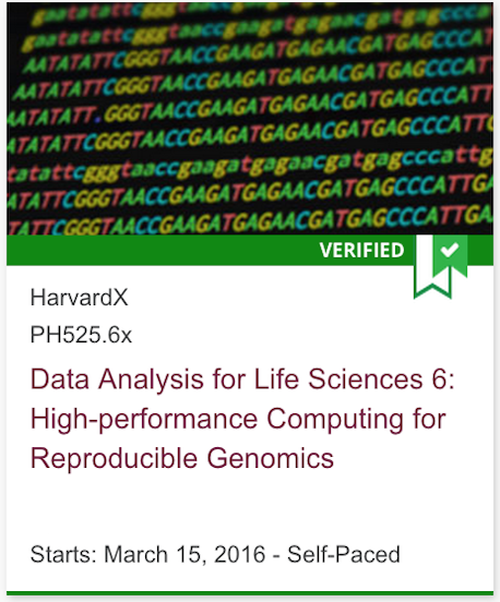 Data Analysis for Life Sciences 6: High-performance Computing for Reproducible Genomics
