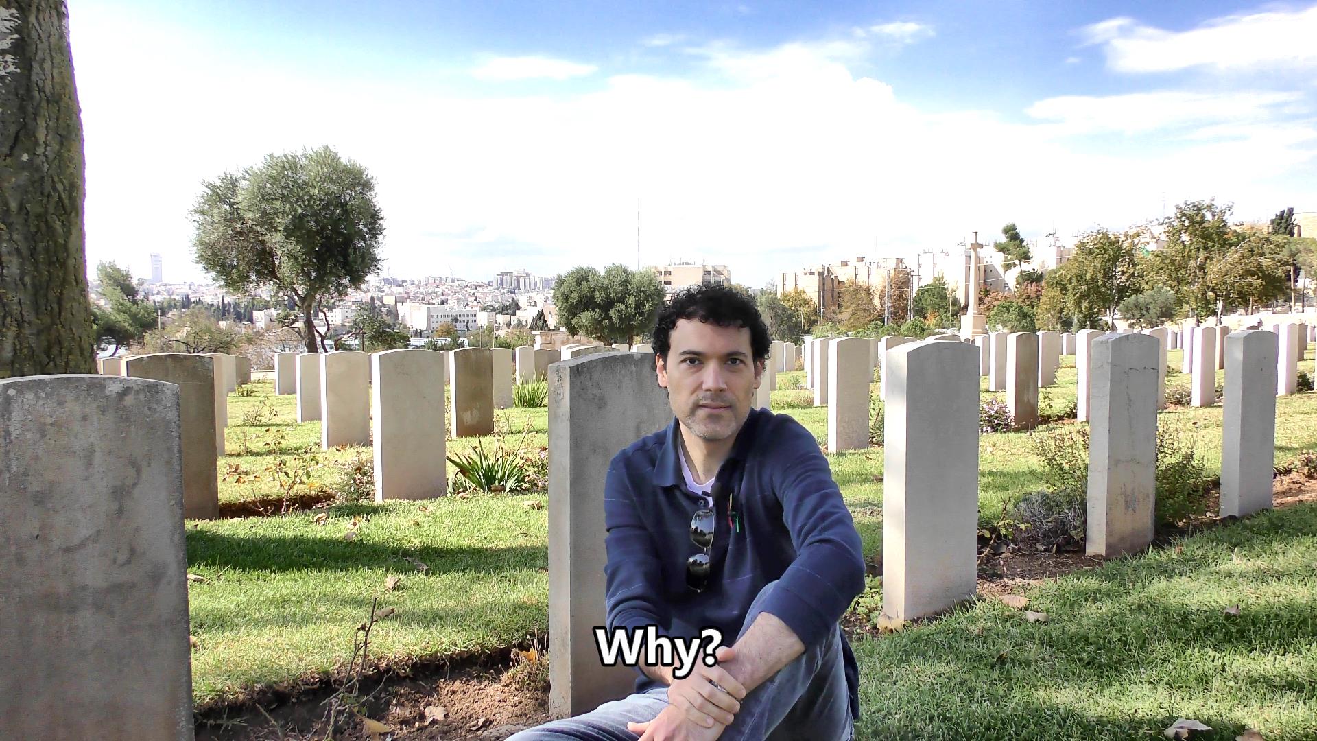 A brief talk at the Jerusalem British War Cemetery