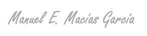 Dr. Manuel E. Macías García