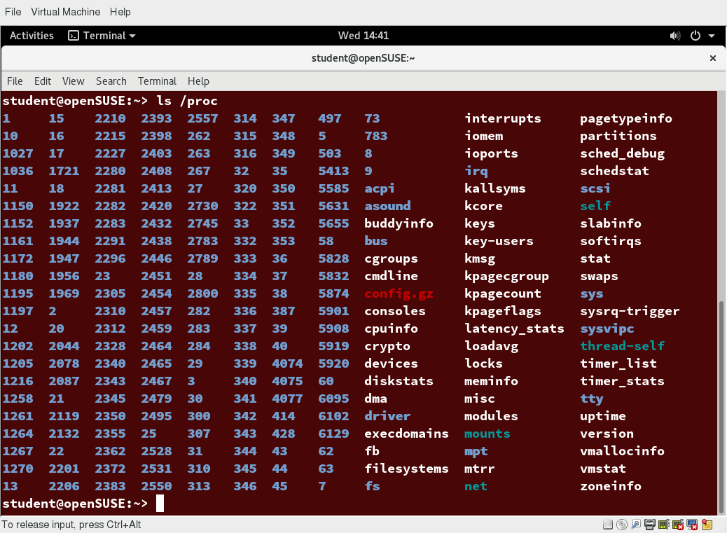 The proc Filesystem