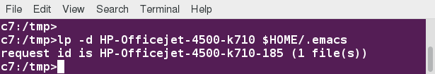 Printing from the Command-Line Interface