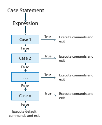 Structure of the case Statement - a graphical representation of the example provided in text