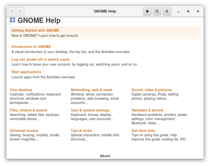 GNOME Help