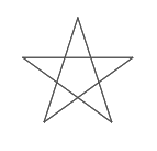 drawn star